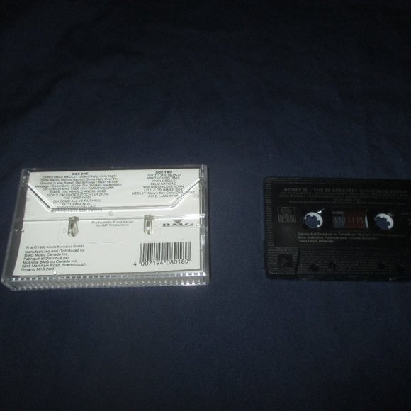 Boney M - The 20 Greatest Christmas Songs on cassette (BMG Music Canada , 1986) - Picture 2 of 4